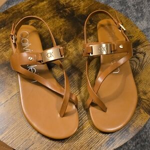 Calvin Klein Women's Brown Sandals